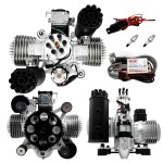 DLE170M Ultra Light Power Umbrella Gasoline Paragliding Engine Dual Cylinder Natural Air Cooled Electric Starting Generation